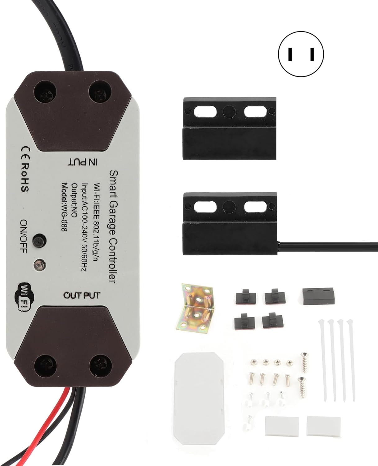 Smart Garage Door Opener Remote, Tuya Smart Life APP Control, Voice APP Remote Control for Google Assistant Intelligent Garage Door Switch(#3)