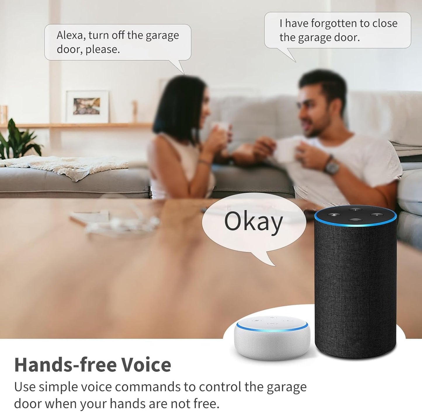 Smart Garage Door Opener Remote, Tuya Smart Life APP Control, Voice APP Remote Control for Google Assistant Intelligent Garage Door Switch(#3)