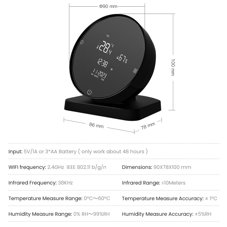 Smart IR Controller & (Temperature + Humidity) sensor
